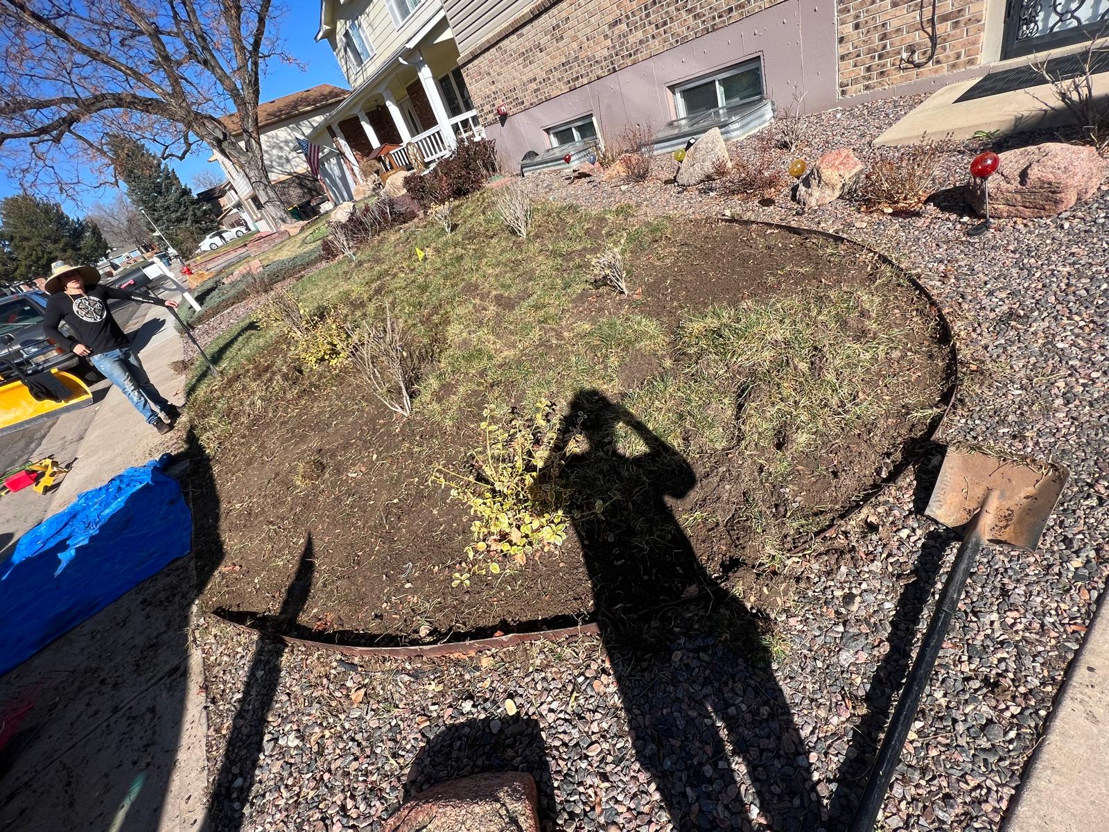 Landscape Rock Transformation - Before